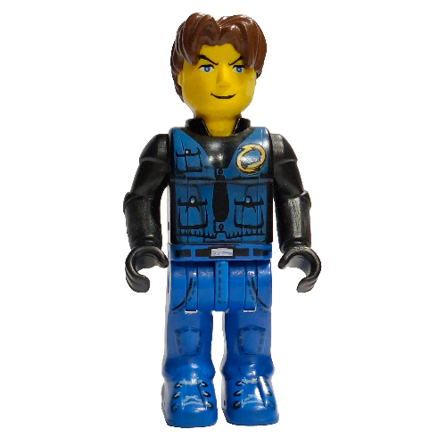 Juniors Midifig, Jack Stone with Black Jacket, Blue Legs and Blue Vest Black