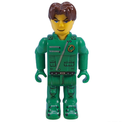Juniors Midifig, Jack Stone - Green Jacket Green