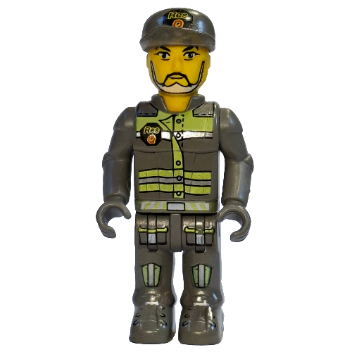 Juniors Midifig, Res-Q - Cap Dark Gray