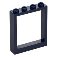 Door Frame 1 × 4 × 4, no Holes Dunkelblau