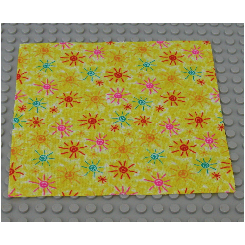 Scala, Blanket with Starburst Print Yellow