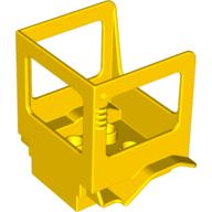 Duplo Backhoe Tractor Cabin Yellow