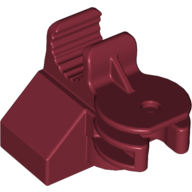 Duplo Digger Bucket Arm Holder, Pivot Joint Dunkelrot