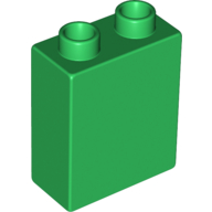 Duplo Stein 1 × 2 × 2 Grün