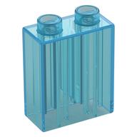 Duplo Brick 1 × 2 × 2 Trans-Light Blue