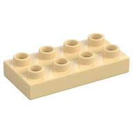 Duplo Plate 2 × 4 Tan