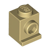 Brick Special 1 × 1 with Headlight Beige