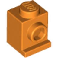 Brick Special 1 × 1 with Headlight Orange