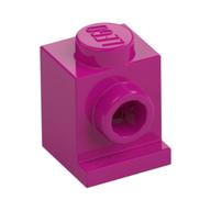 Brick Special 1 × 1 with Headlight Magenta