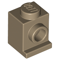 Brick Special 1 × 1 with Headlight Dark Tan