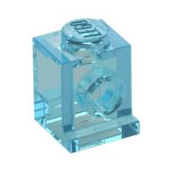 Brick Special 1 × 1 with Headlight Transparent-Hellblau