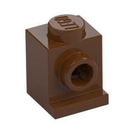 Brick Special 1 × 1 with Headlight Reddish Brown