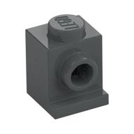 Brick Special 1 × 1 with Headlight Dunkelblaugrau