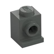 Brick Special 1 × 1 with Headlight Dunkelgrau