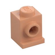Brick Special 1 × 1 with Headlight Nougat
