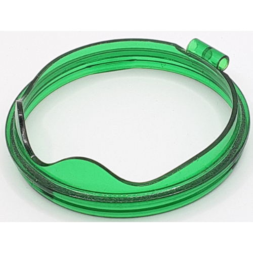 Duplo Ball Tube Ring with Hinge Grün