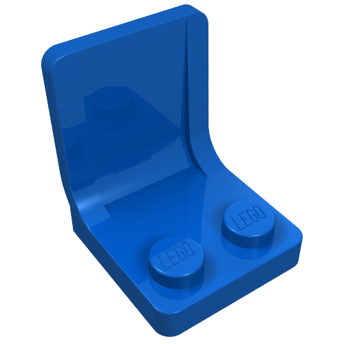 Seat / Chair 2 × 2 Blue