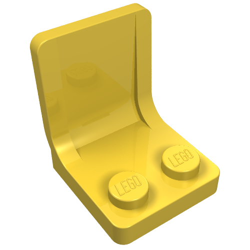 Seat / Chair 2 × 2 Yellow