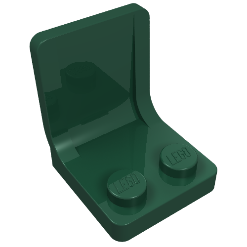Seat / Chair 2 × 2 Dark Green