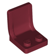 Seat / Chair 2 × 2 Dunkelrot