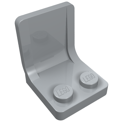 Seat / Chair 2 × 2 Light Bluish Gray