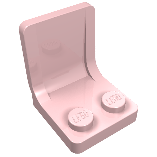 Seat / Chair 2 × 2 Light Pink