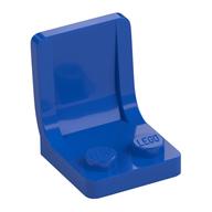 Seat / Chair 2 × 2 with Center Sprue Mark Blue