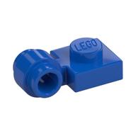 Plate Special 1 × 1 with Clip Light, Bar Hole [Thick Ring] Blue