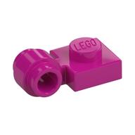 Plate Special 1 × 1 with Clip Light, Bar Hole [Thick Ring] Magenta