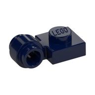 Plate Special 1 × 1 with Clip Light, Bar Hole [Thick Ring] Dark Blue