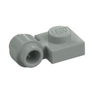Plate Special 1 × 1 with Clip Light, Bar Hole [Thick Ring] Light Gray