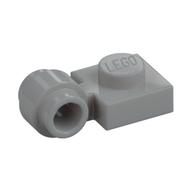 Plate Special 1 × 1 with Clip Light, Bar Hole [Thick Ring] Hellblaugrau