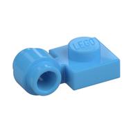 Plate Special 1 × 1 with Clip Light, Bar Hole [Thick Ring] Medium Blue