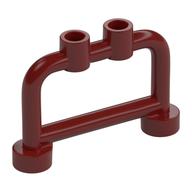 Bar 1 × 4 × 2 with Studs Dark Red