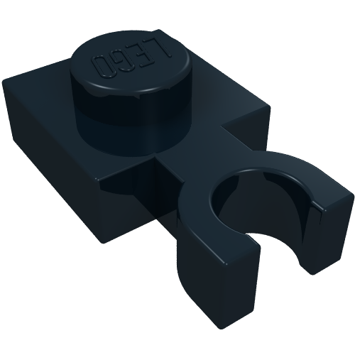Plate Special 1 × 1 with Clip Vertical [Thin U Clip]