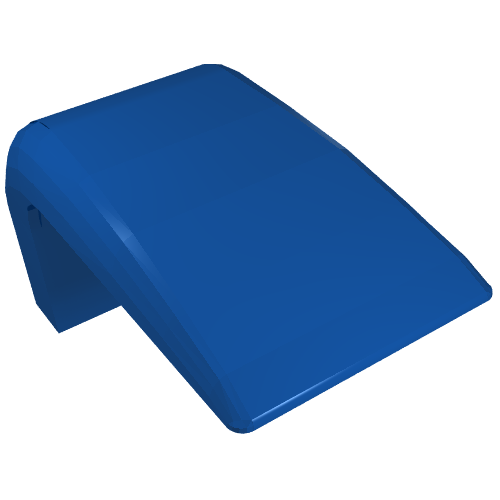 Fabuland, Car Roof, Fixed Curve Blue
