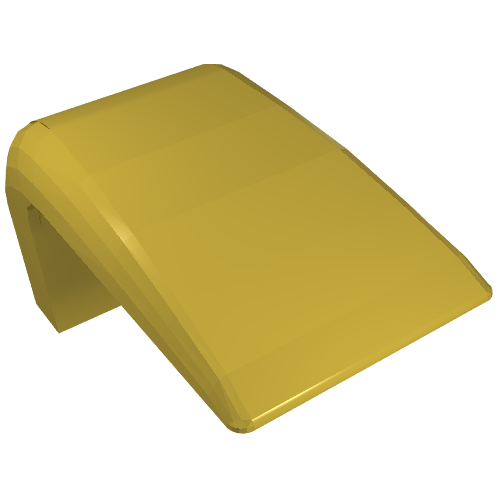 Fabuland, Car Roof, Fixed Curve Yellow