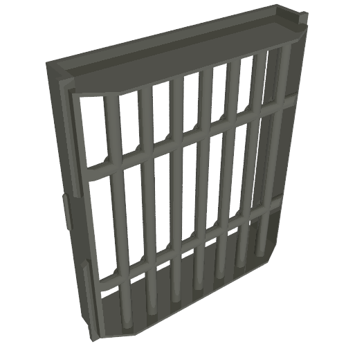 Bar 8 × 8 × 2 Sliding Grill Dunkelgrau