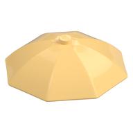 Equipment Umbrella Top with No Bottom Flaps, 6 × 6 with Top Stud Hellgelb