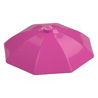 Equipment Umbrella Top with No Bottom Flaps, 6 × 6 with Top Stud Medium Dark Pink