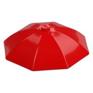Equipment Umbrella Top with No Bottom Flaps, 6 × 6 with Top Stud Red