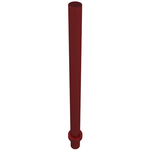 Bar 6.6L with Stop Ring [Umbrella Stand] Dunkelrot