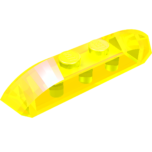 Brick Curved 1 × 4 with Sloped Ends and Two Top Studs