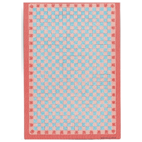 Playmat, Scala, with Light Blue and Pink Squares [No Color/Any Color]