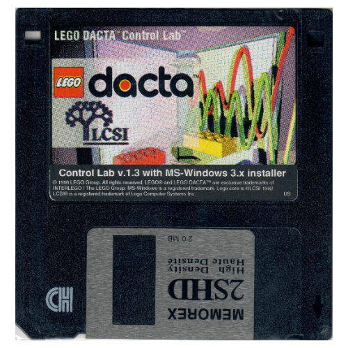 Instruction Floppy Disk, Control Lab v1.3 - Windows 3.x [No Color/Any Color]