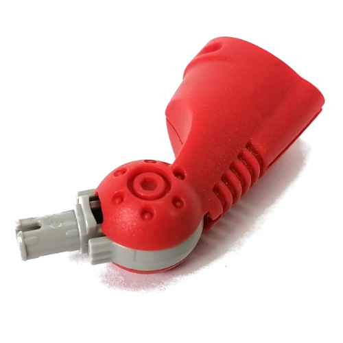 Large Figure Limb, Mechanical Short, with Light Gray Pin and Socket Rot