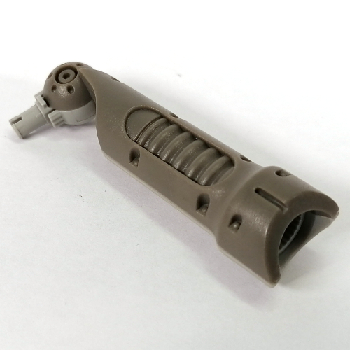 Large Figure Limb, Mechanical Long, with Light Gray Pin and Socket and Light Gray Half, Left (Jens) Dunkelgrau