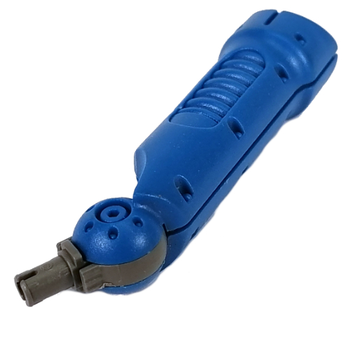 Large Figure Limb, Mechanical Long, with Dark Gray Pin and Socket Blue