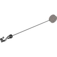 Duplo Winch Drum Narrow with White String and Black Thin Hook with Stud Case, Fixed Perlhellgrau