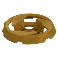 Felge 30 mm mit 4 Pinlöchern Perlgold